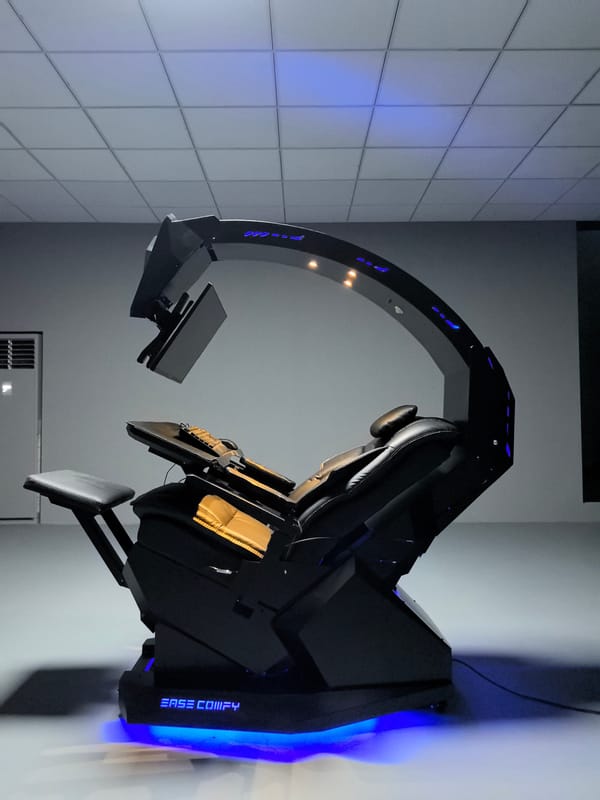 EASE COMFY T2 Throne computer cockpit zero gravity chair workstation computer cockpit with heat masage and ventilation