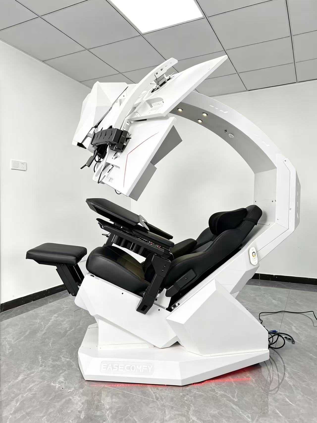2024 EASE COMFY T2 Throne recline workstation Chair cockpit full