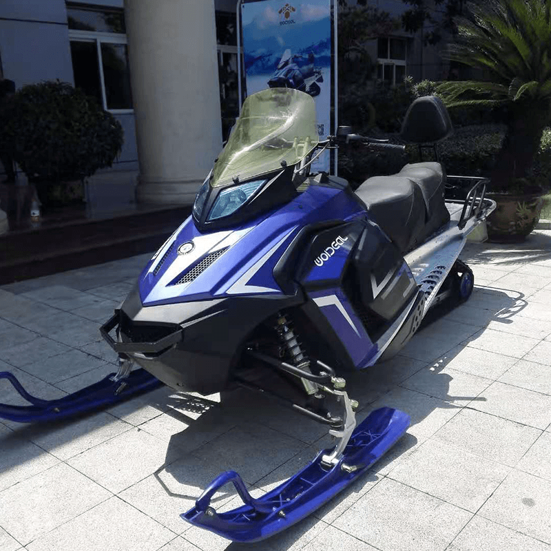 380CC Polaris Snowmobiles Snow Racer Sled Kids Adult Unpowered Ski Car