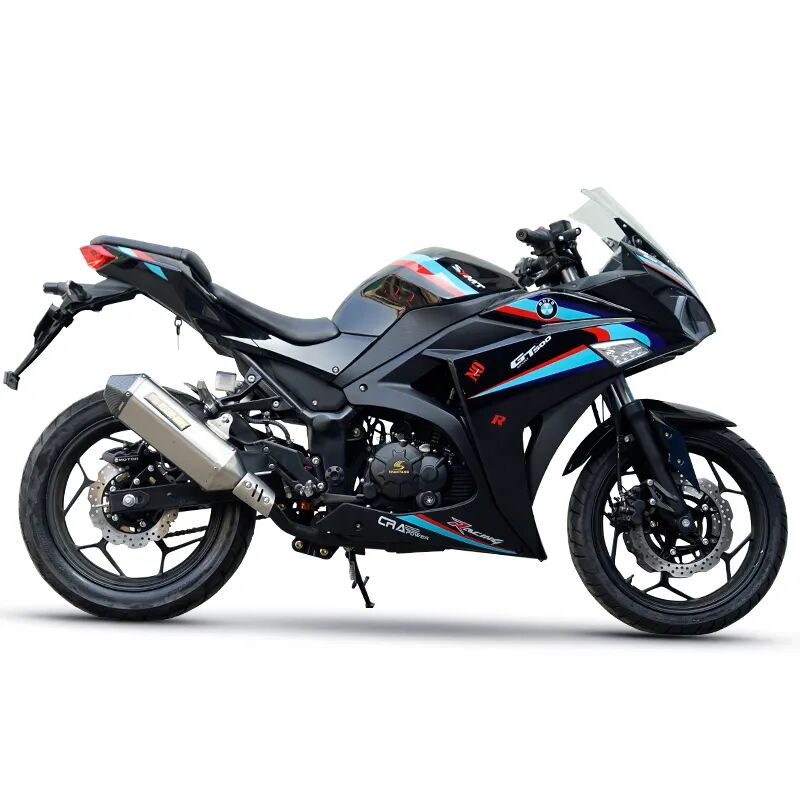 3000W EEC Certificate High Speed 80kmp V6 Electric Motorcycle 72V Kawasaki Ninja Motorbike