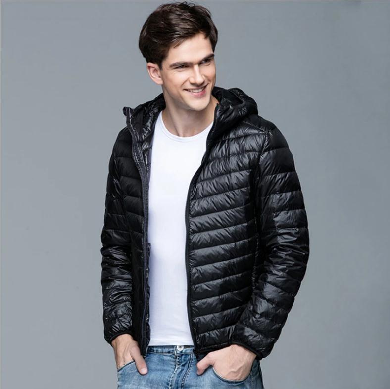 Oversized 7XL 6XL 5XL Men Winter Coat 2021 New Men Fashion Hooded 90% White Duck Down Jackets Ultralight Down Coat