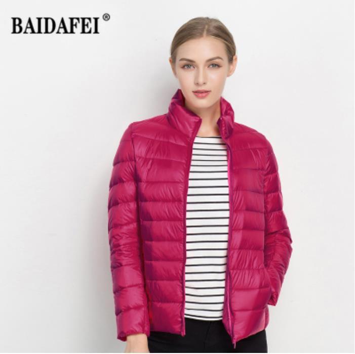 2022 New Women Autumn Jacket 15 Colors Women's Lightweight Water-Resistant Packable Puffer Coat Down Short Jacket