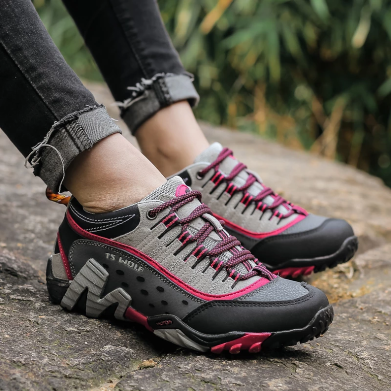 High Quality Outdoor Sport Hiking Shoes Men Women Trail Trekking Leather Mountain Climbing Shoes Waterproof Sneakers