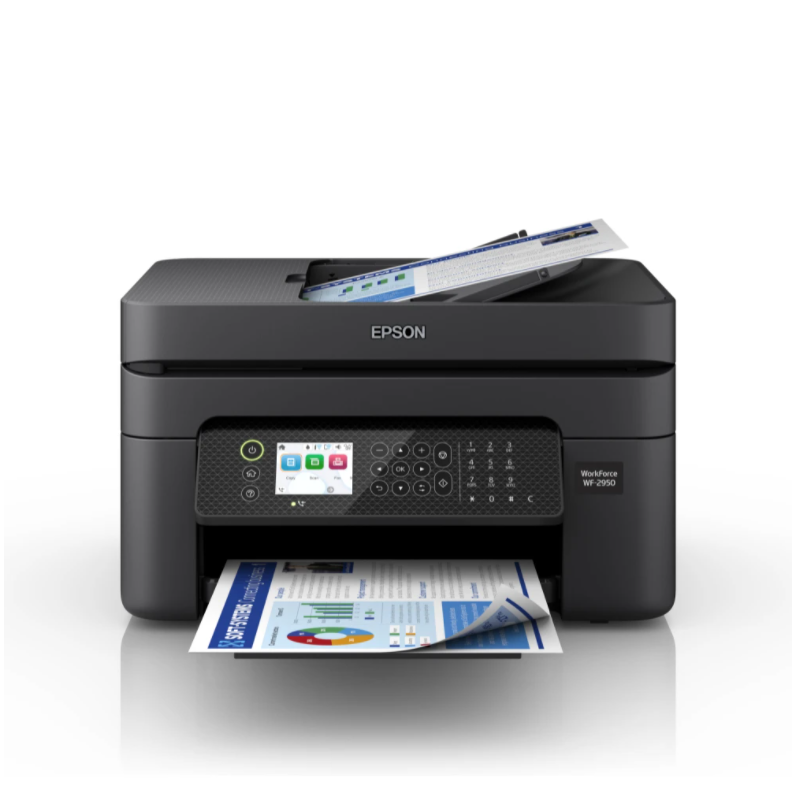 WorkForce WF-2950 All-in-One Wireless Color Printer with Scanner, Copier and Fax