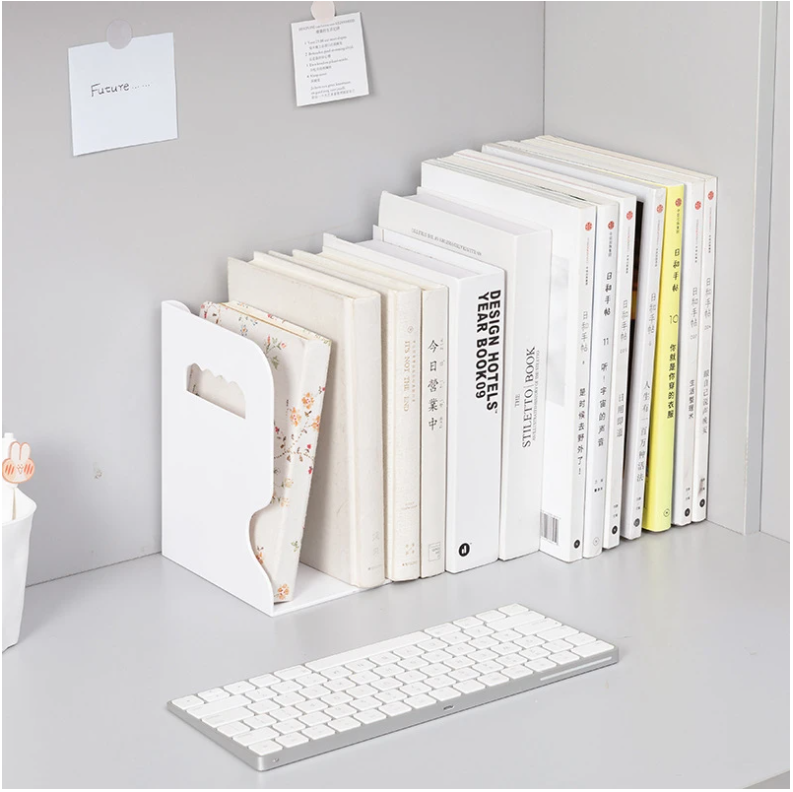 2Colors Retractable ABS Book Stand Creative Students Use Bookshelf Data Clip Stretch File Baffle Retract Zoom Book Shelf Bookend