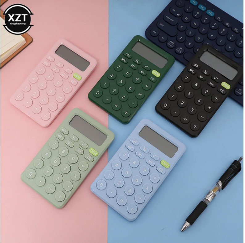 Candy Color Electronic Science Calculator 8-digit Desktop Mini Calculator Simple Student Specific Accounting Calculator