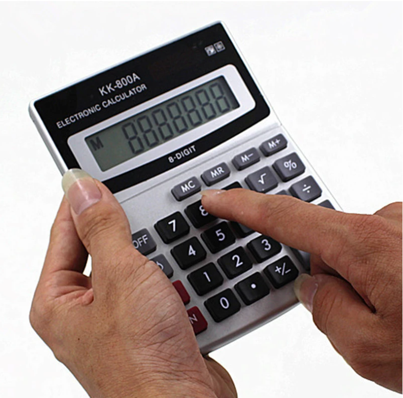 Manufacturer Wholesale Calculator KK-800A Metal Desktop Calculator 8 A Business Computer Office Supplies