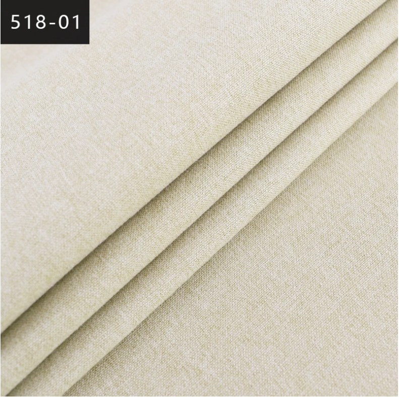 Linen Sofa Fabric Textile Material Solid Fabric for Furniture DIY Sewing Plain Upholstery Cloth 100*145cm