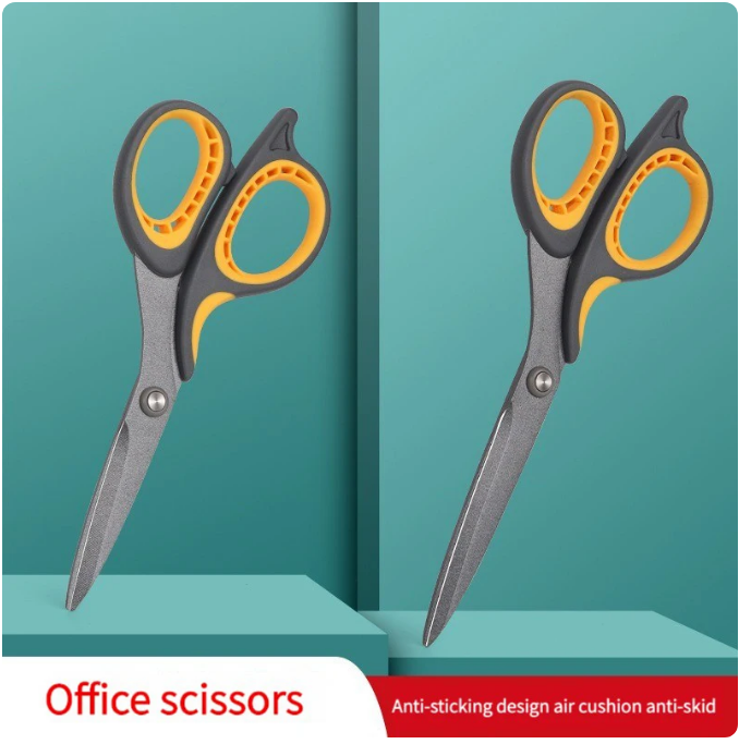 Stainless Steel Large Coated Soft-touch Multi-functional Home Office Scissor Hand Craft Tailor's Stationery Vintage Scissors