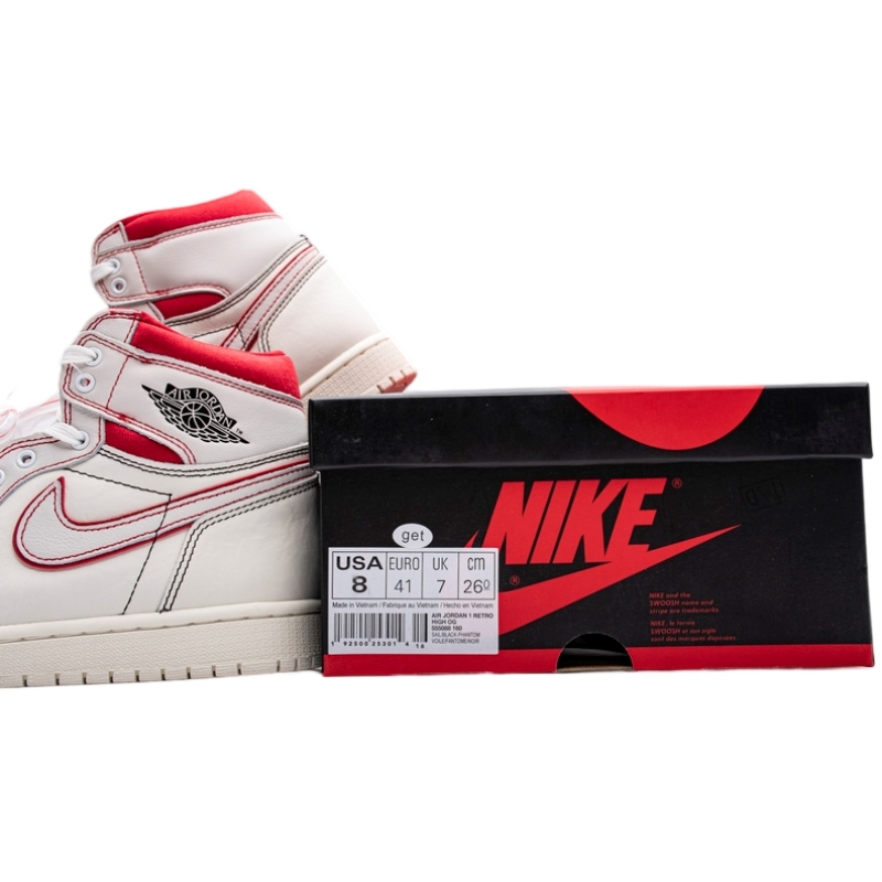 air jordan 1 retro high phantom gym red