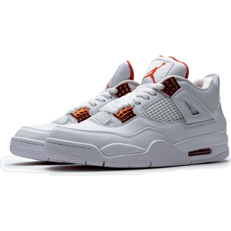 jordan 4 metallic orange for sale