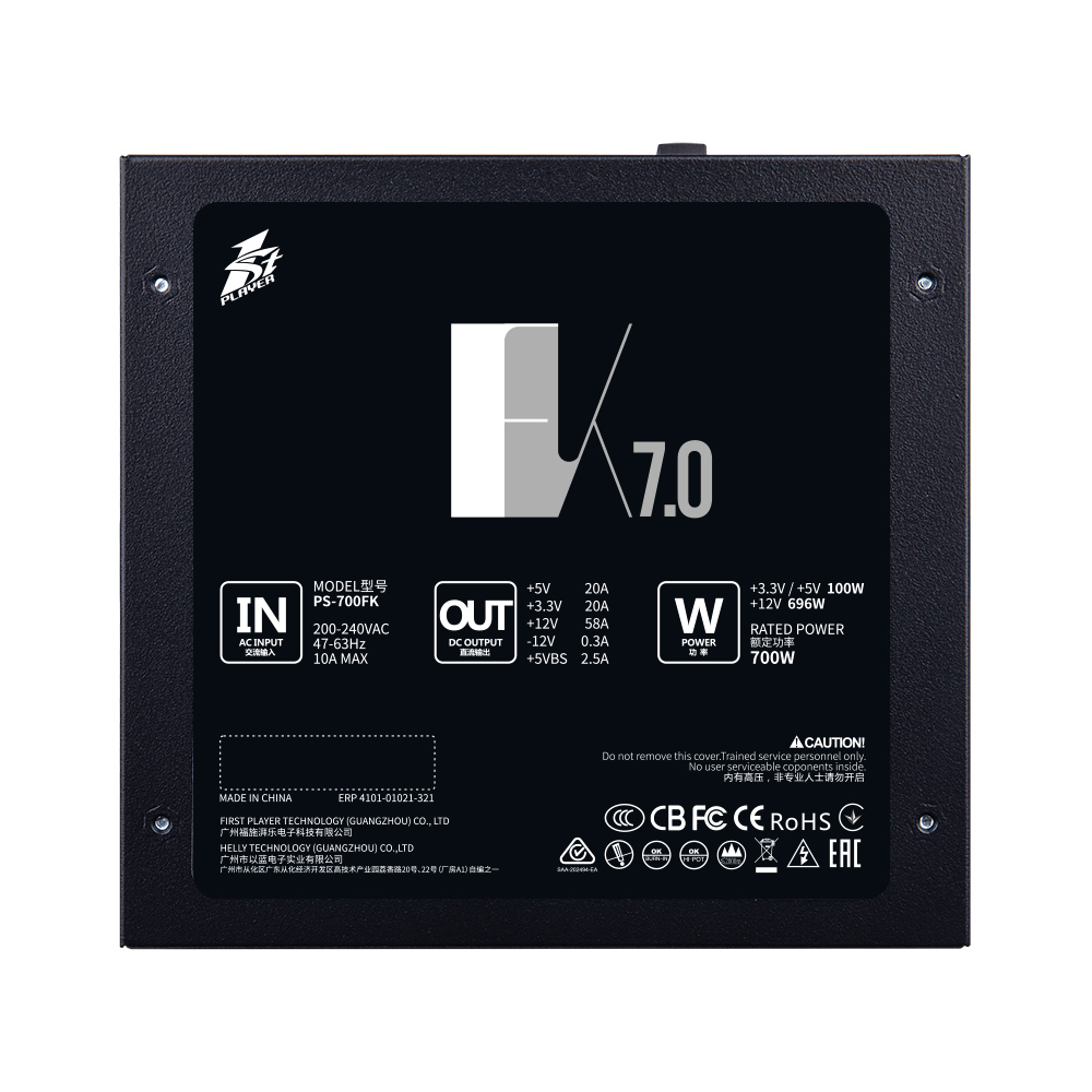 FK 3.0/4.0/5.0/5.5/6.0/6.5/7.0/7.5 POWER SUPPLY