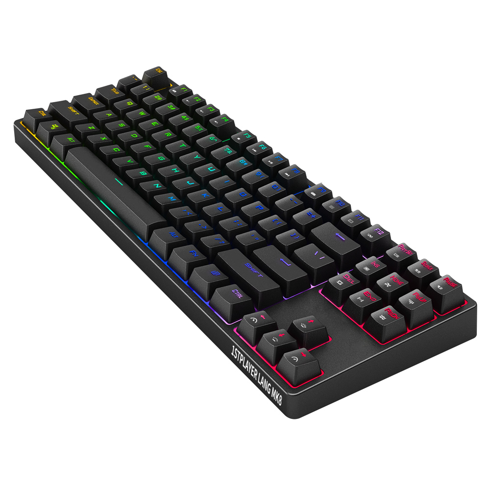 MK8 87 KEYS MECHANICAL KEYBOARD+PBT KEYCAPS-2207