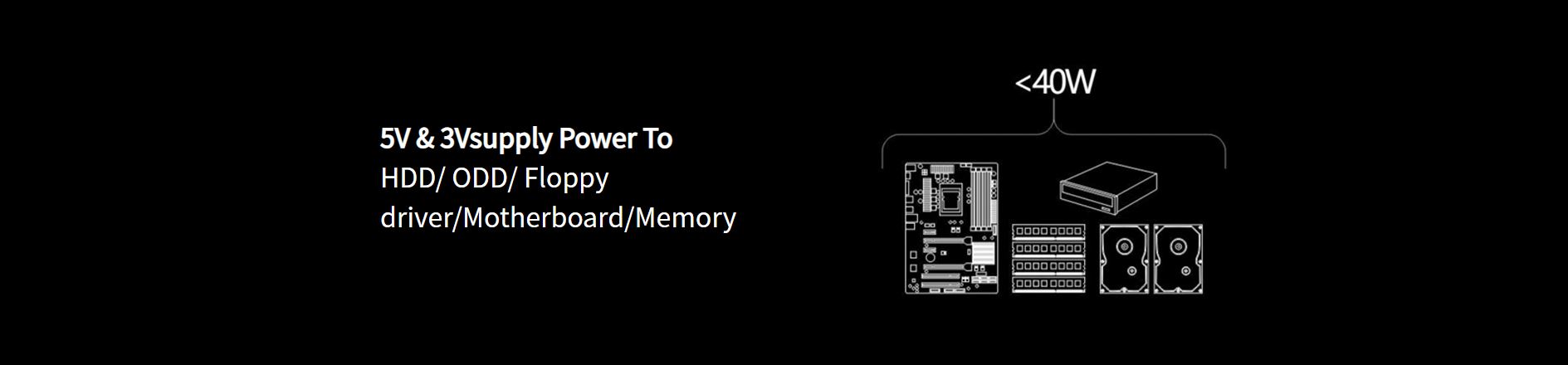 DK 4.0/5.0 NON MODULAR POWER SUPPLY