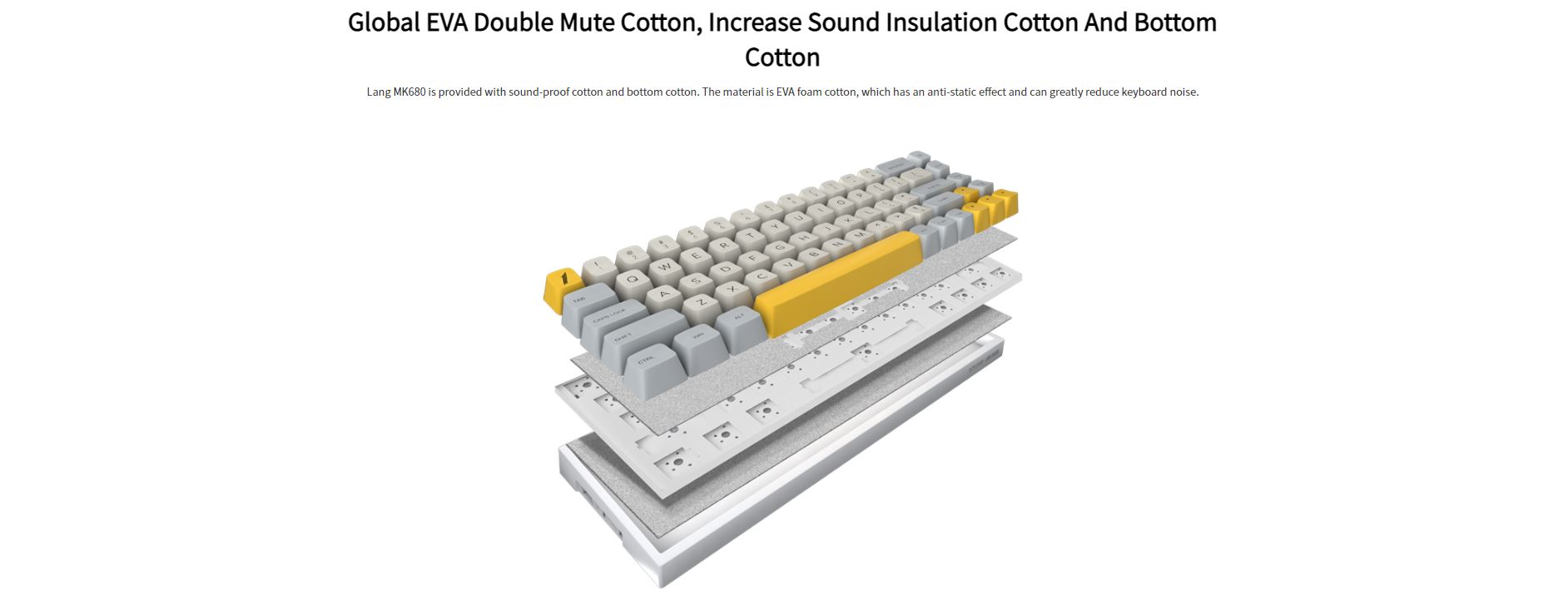 MK680 68KEYS MECHANICAL KEYBOARD
