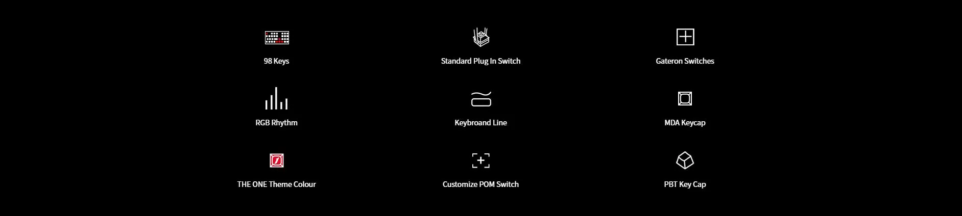 MK980 97KEYS MECHANICAL KEYBOARD