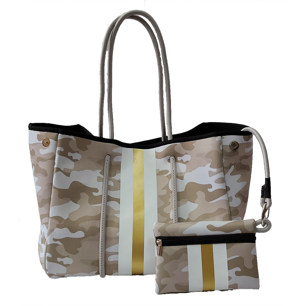 Large Neoprene Tote Carry All Beach Bag