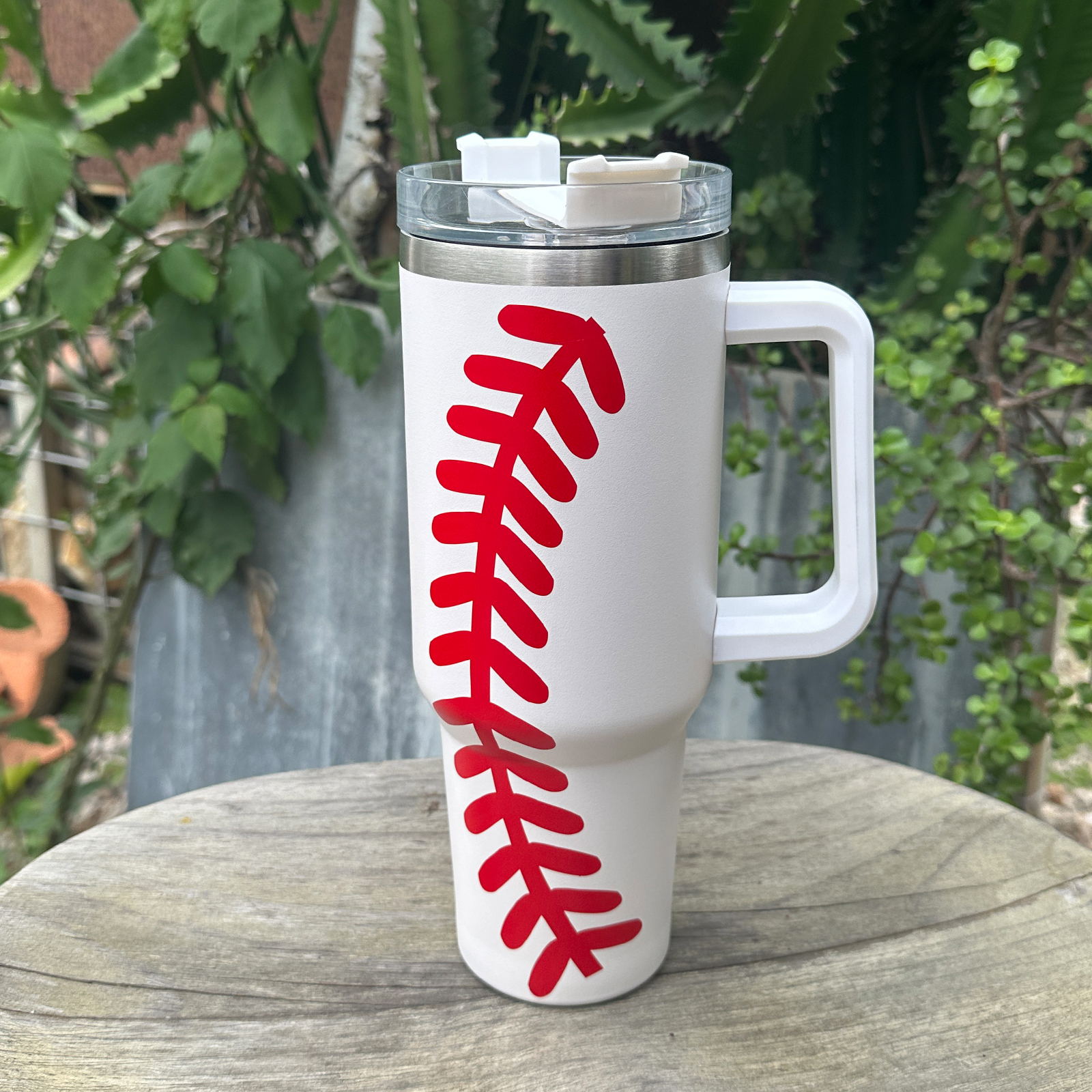 40oz Baseball & Softball Stainless Steel Tumblers with Handle