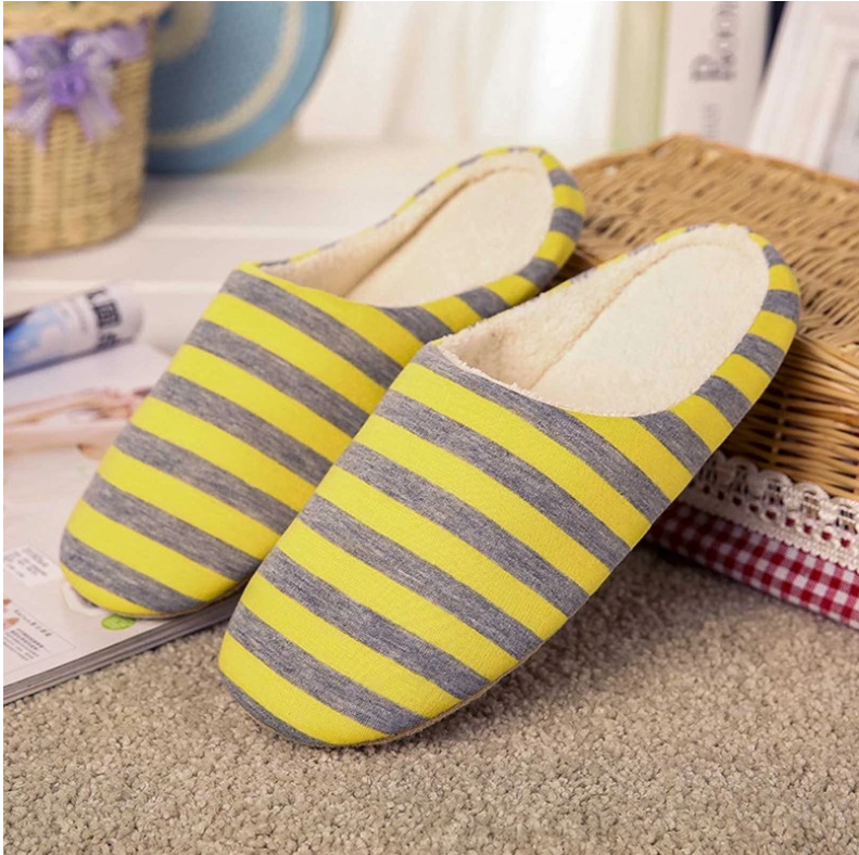 Women Slippers House Soft Home Cotton Slipper Winter Indoor Light Comfort Floor Shoes Men Silence Slides Bedroom Japanese Style