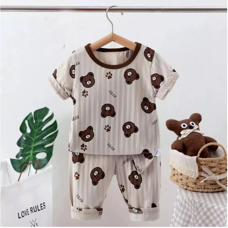 Brand Kids Children Disney Clothes Suit Short Sleeve Tee Short Mickey Pattern Fashion Casual Costume Clothing Sets For Baby Boys