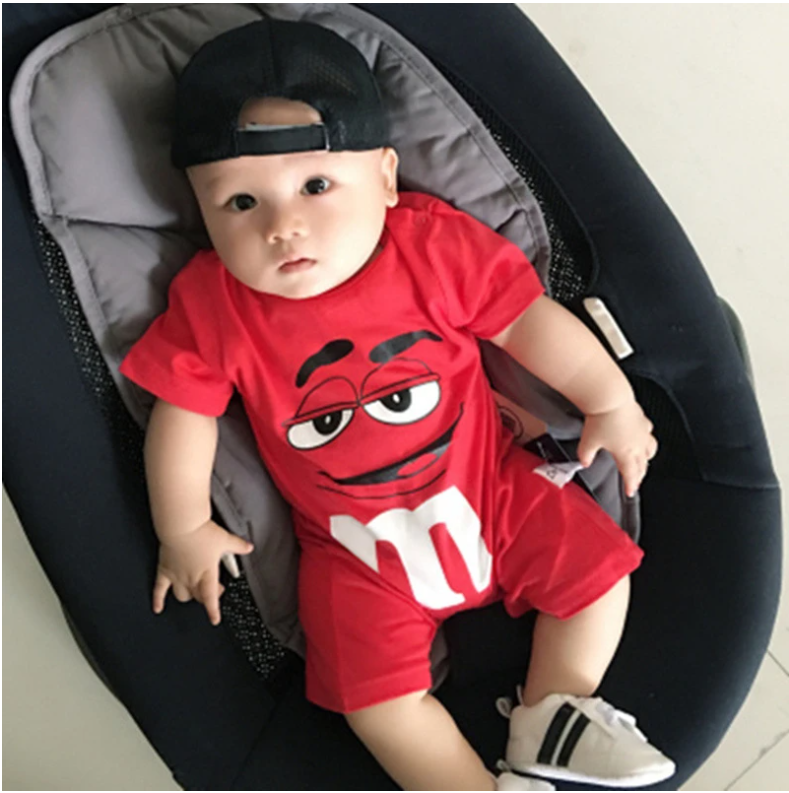 Summer Clothing Newborn Baby Rompers Short Sleeve Toddler Infant Jumpsuits Cartoon Superhero Baby Boy  Costumes