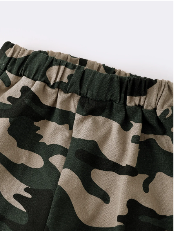 Camouflage Baby Clothes Boys 2Piece Hooded Infant Long Sleeve Clothes Sets for Baby Boy Outfit Set Newborn Clothing Outfit