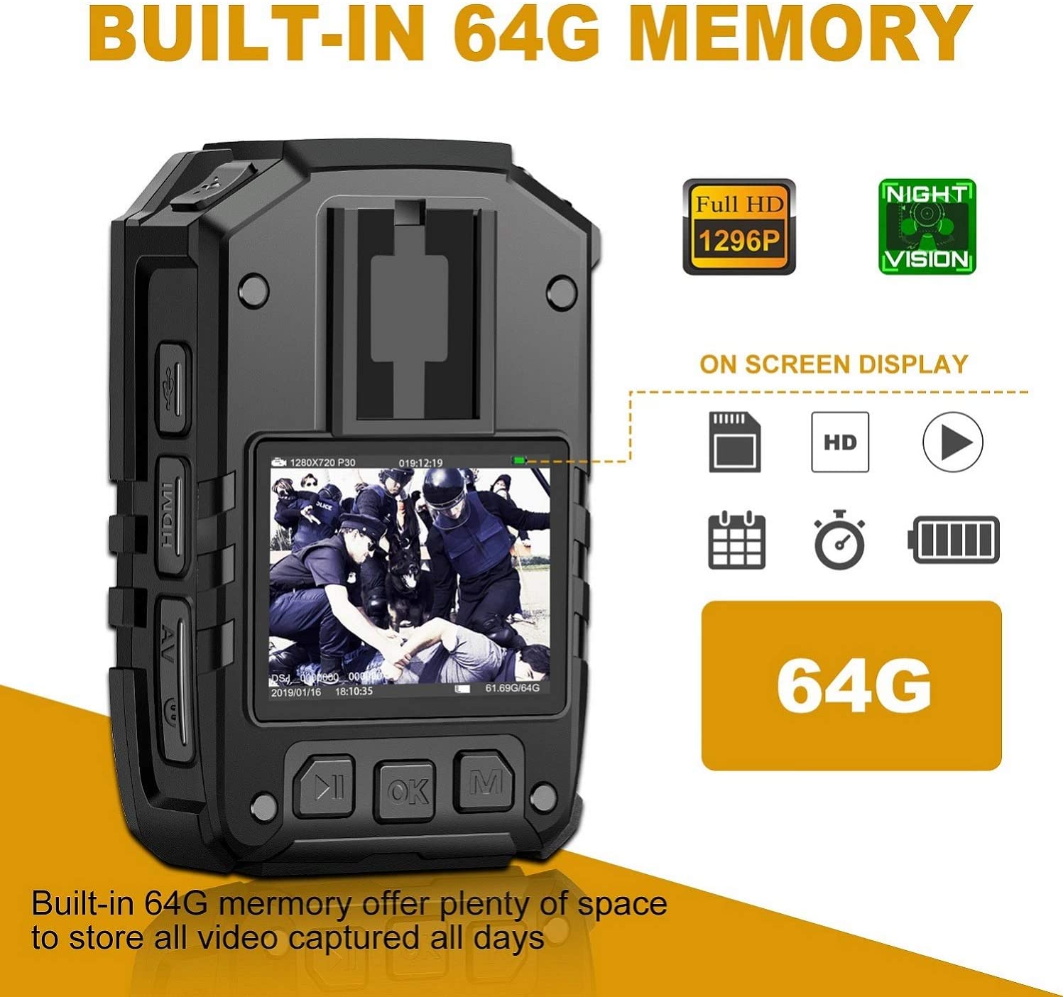 CammPro i826 Portable Body Camera-6698