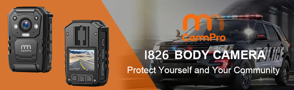 CammPro i826 64GB Portable Body Camera