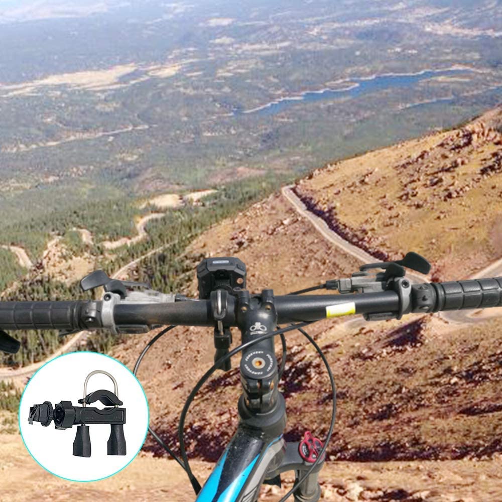 Universal Motorcycle Handlebar Bracket 360&deg; Rotatable Bike Mount for CammPro Body Cameras