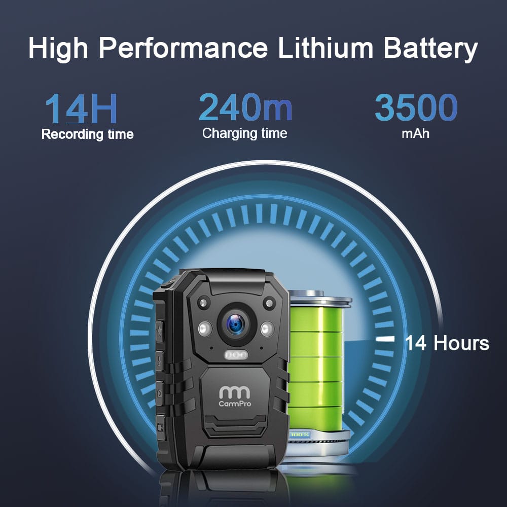 CammPro I826Pro GPS Body Worn Camera