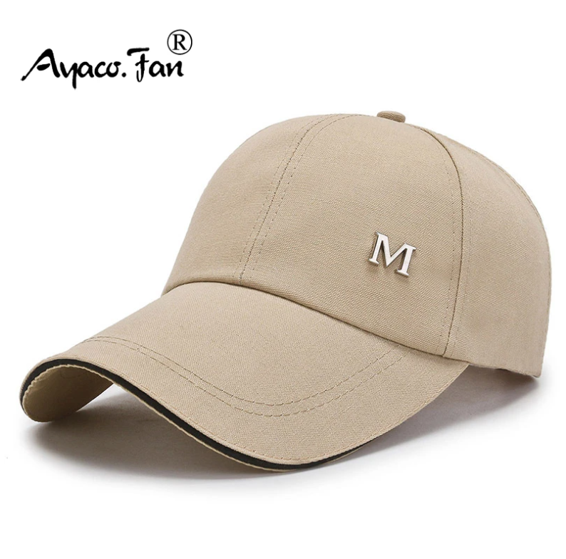 Baseball Cap New Spring Solid Sunhat Letter Men Women Unisex-Teens Cotton Snapback Caps Vintage Hip Hop Fishing Hats Summer Hat