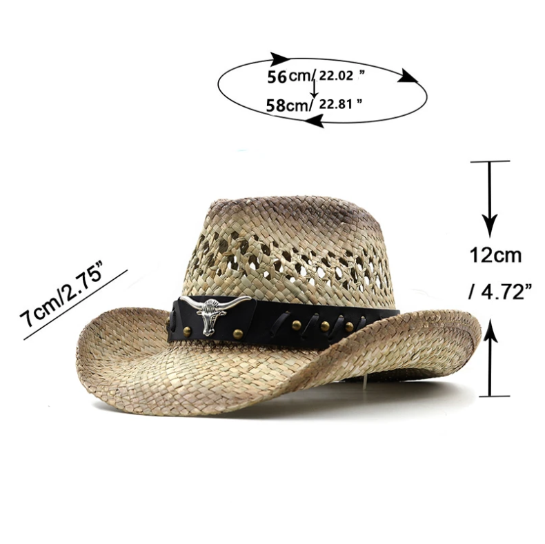 Hollow straw hat Straw Cowboy Hats Western Beach Felt Sunhats Party Cap for Man Women 3colors summer jazz straw hat