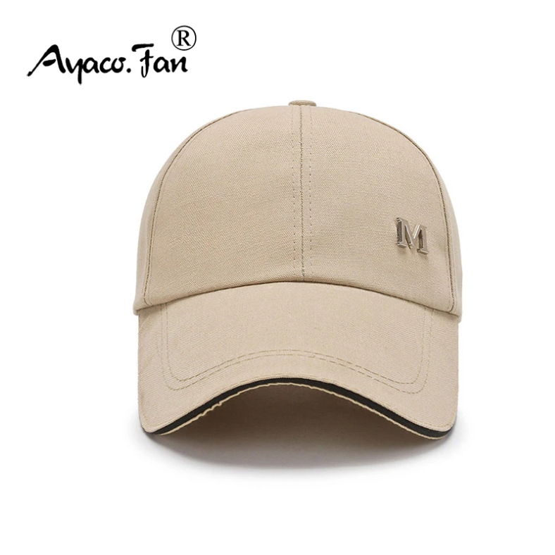 Baseball Cap New Spring Solid Sunhat Letter Men Women Unisex-Teens Cotton Snapback Caps Vintage Hip Hop Fishing Hats Summer Hat