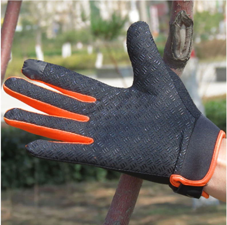 1 Pair Bike Bicycle Gloves Full Finger Touchscreen Men Women Gloves Breathable Summer Warm Winter Mittens Cycling Gloves