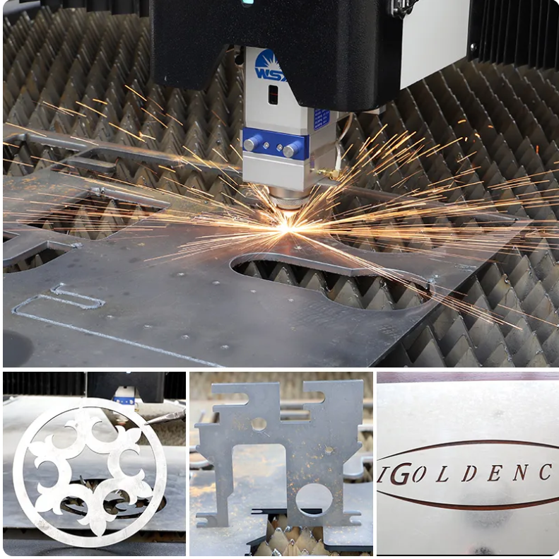 igoldencnc steel laser cutting machine metal 1000w fiber laser cutting machine metal laser cutter cnc
