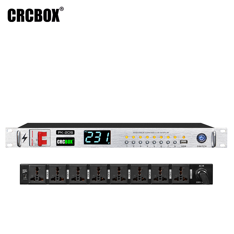 Professional 8 Channel Power Sequencer