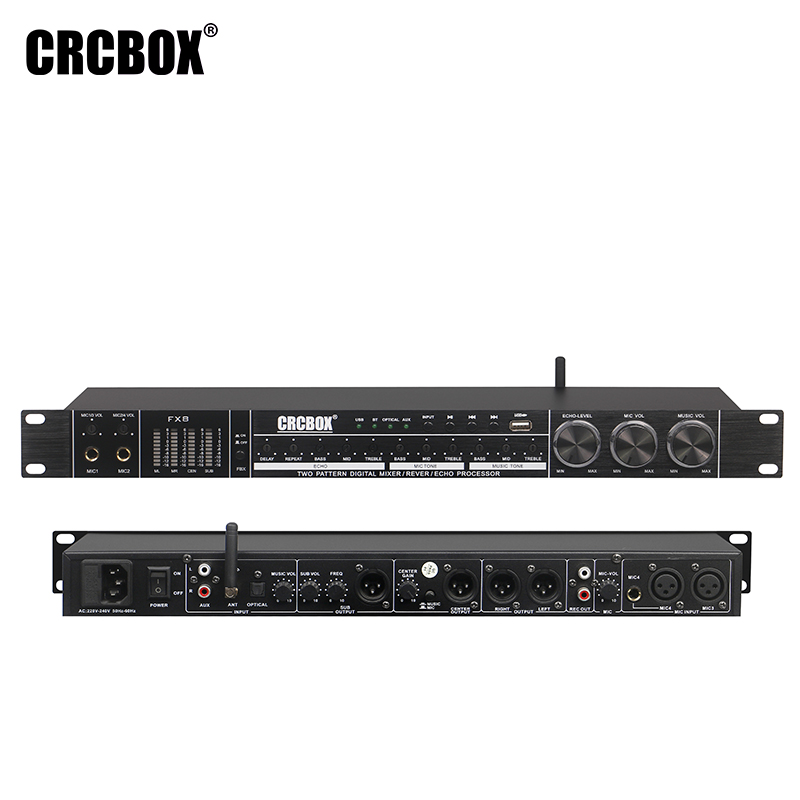 FX8 Stereo double reverb multi-purpose karaoke effect processor